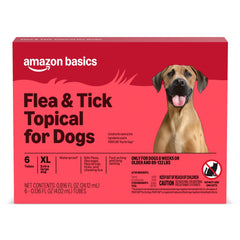 Amazon Basics traitement puces et tiques chien extra-large emballage principal