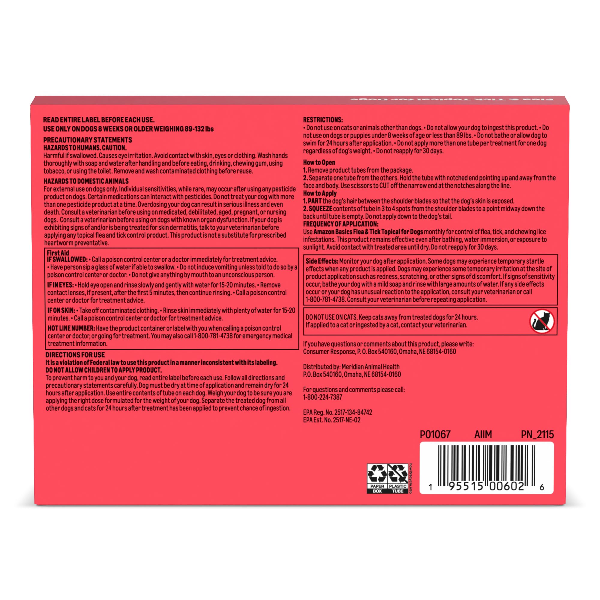Pack de 3 doses pour chiens XL.