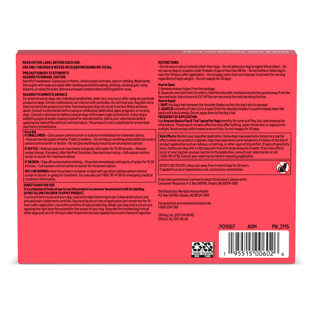Pack de 3 doses pour chiens XL.