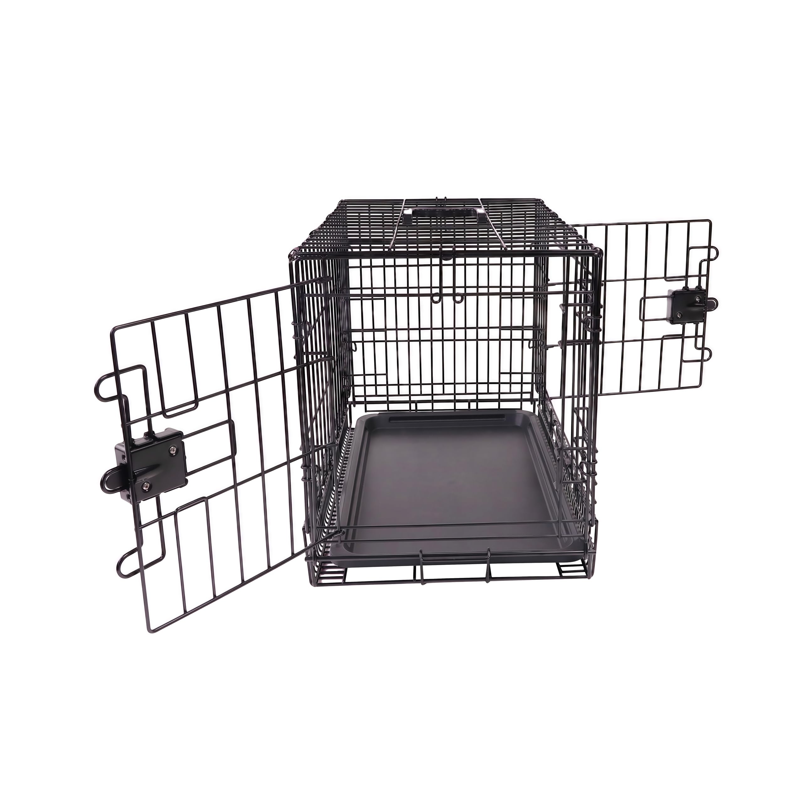 Amazon Basics plateau en plastique amovible pour nettoyage facile.