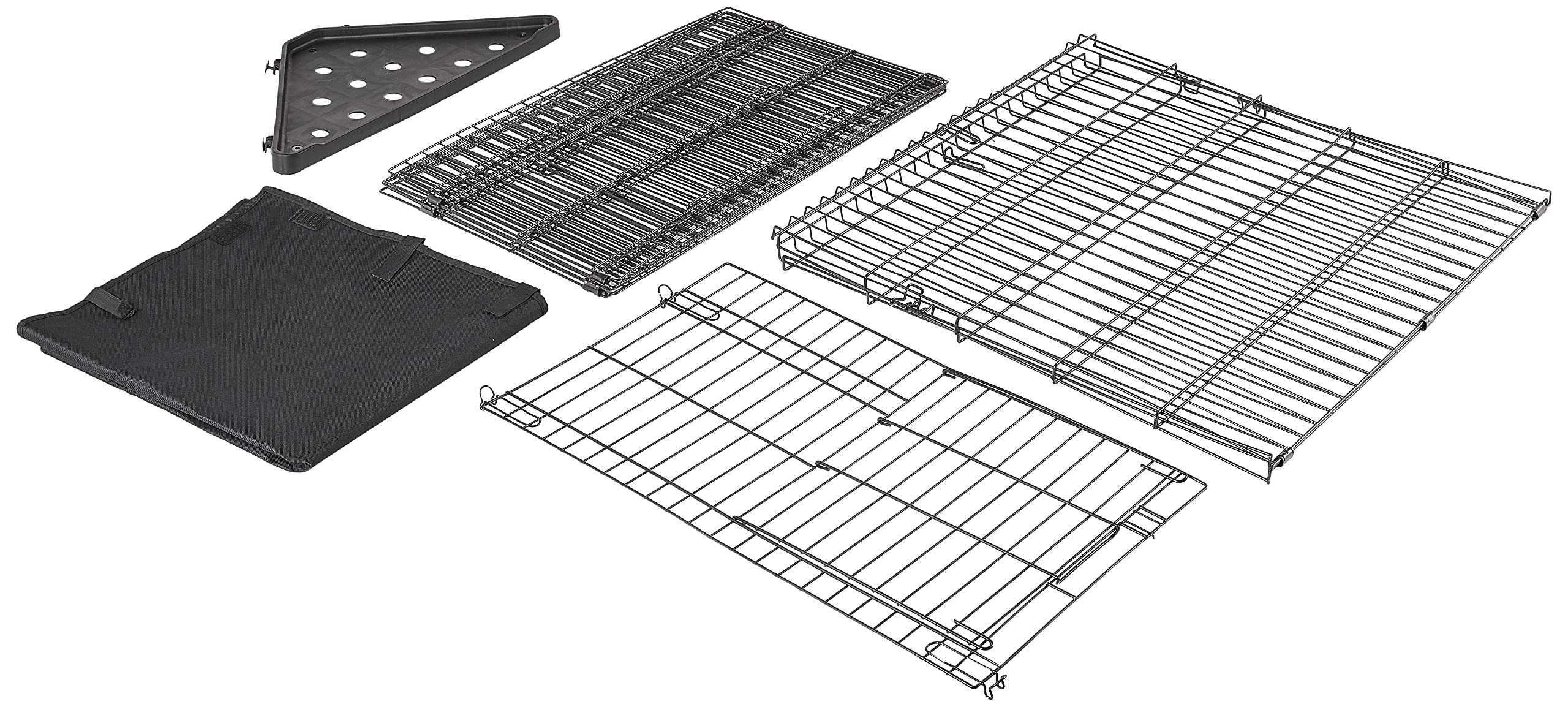 Cage Amazon Basics portable, idéale à déplacer entre pièces.