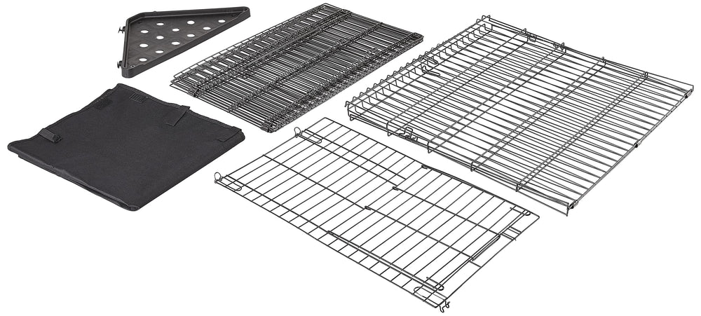 Cage Amazon Basics portable, idéale à déplacer entre pièces.