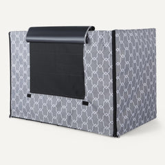Amazon Basics couverture cage chien 48 pouces, matériau durable et résistant à l'usure.