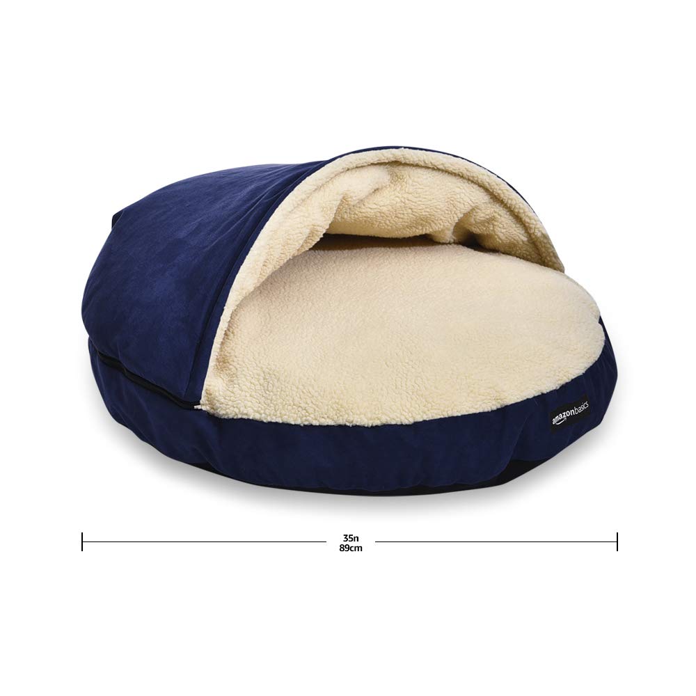 Amazon Basics nid dimensions 89x89x33 cm, adapté pour chats et chiens de taille moyenne.