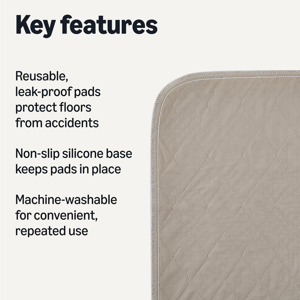 Base silicone antidérapante d Amazon Basics Tapis hygiène pour chiots.