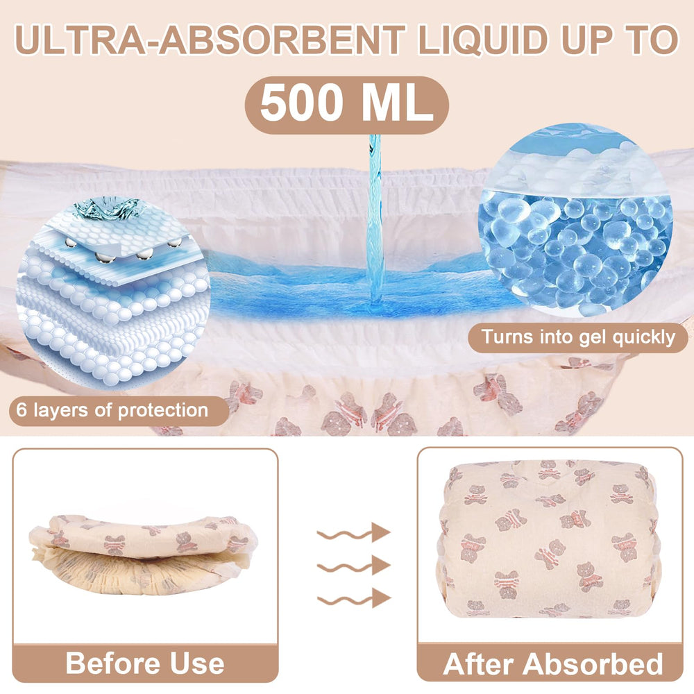 Ambreview absorbant-urine-chien-femelle-01: absorption rapide et réduction des odeurs.