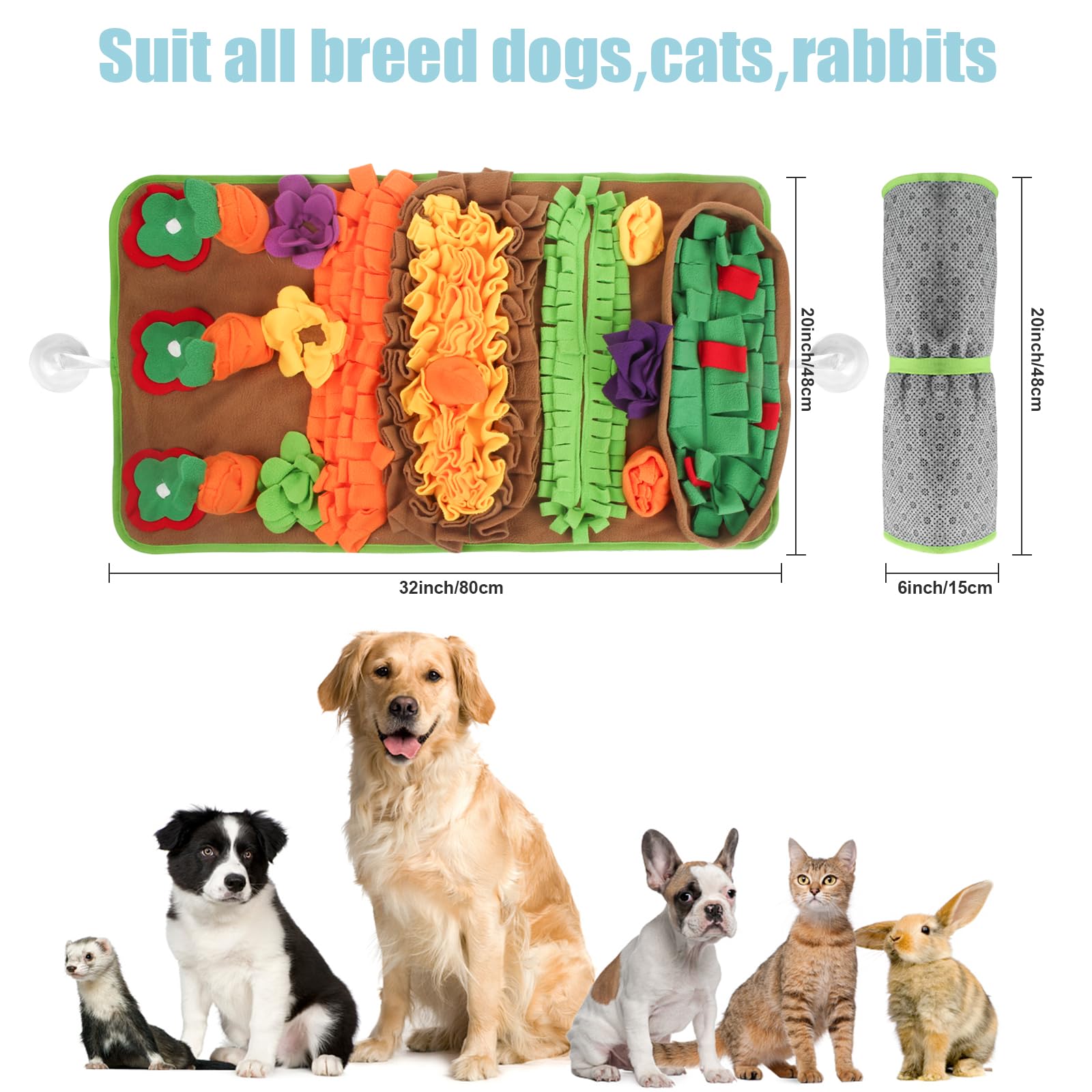 Ameami Tapis Olfactif — stimulation mentale quotidienne pour chiens actifs.