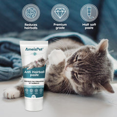 AmeizPet pâte malt chat, utilisation orale simple et pratique au quotidien.
