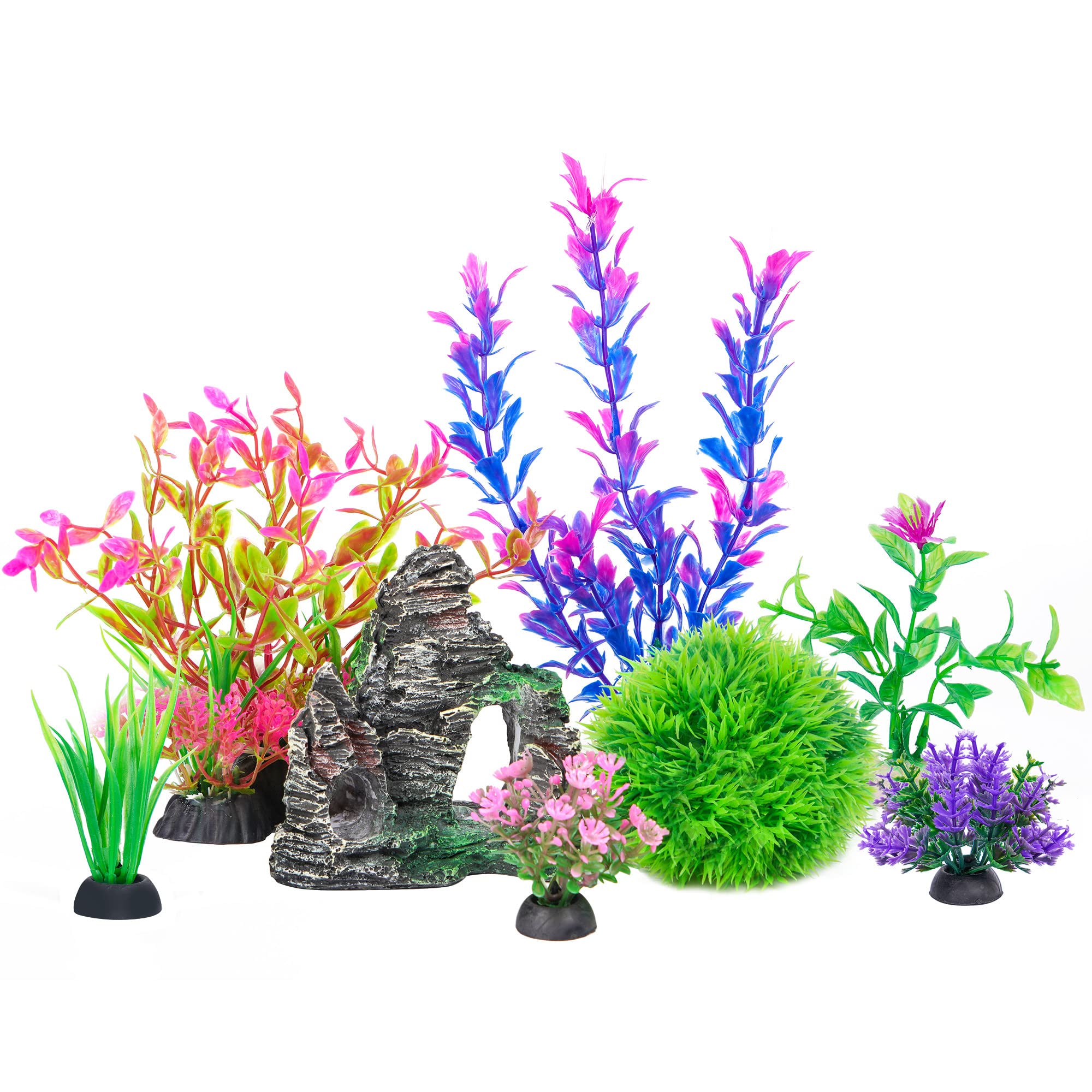 Ameliade Aquarium – Grotte rocheuse décorative offrant cachettes pour poissons.