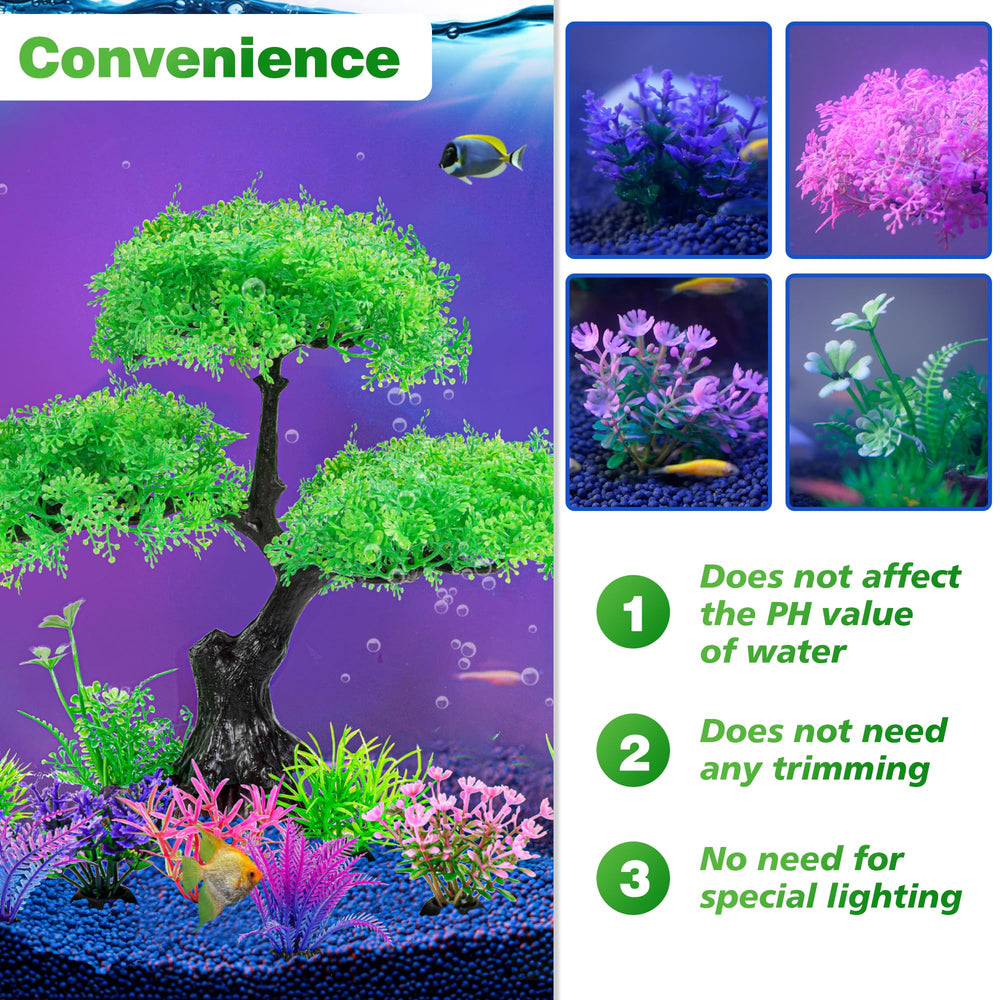 Ameliade decor aquarium vert ensemble — decoration vive et moderne