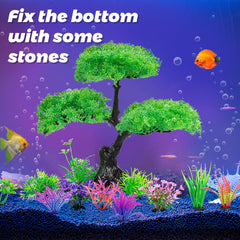 Ameliade plantes artificielles aquarium mouvement souple — nage fluide