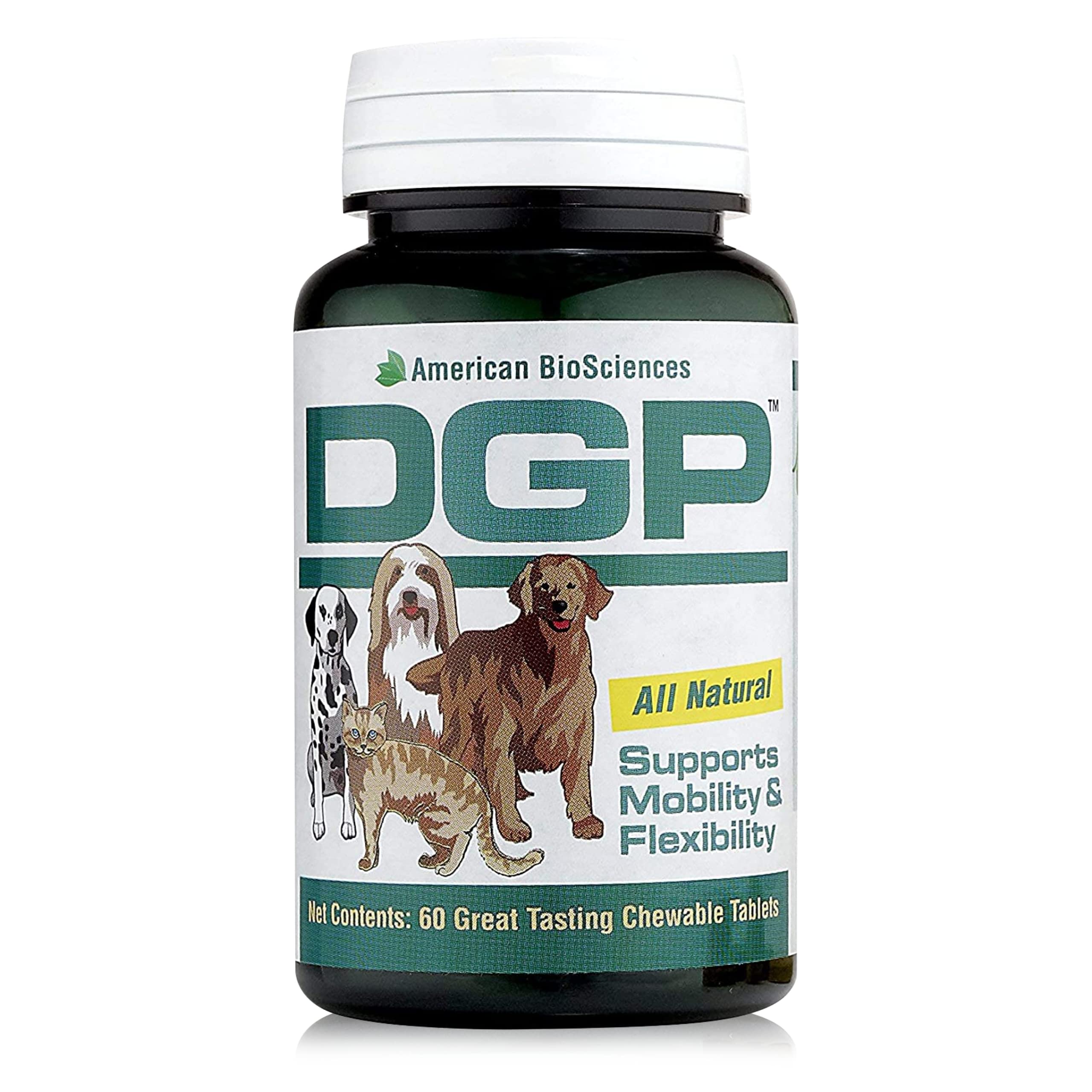 American BioSciences DGP : tablettes à mâcher pour les articulations et la mobilité canine.