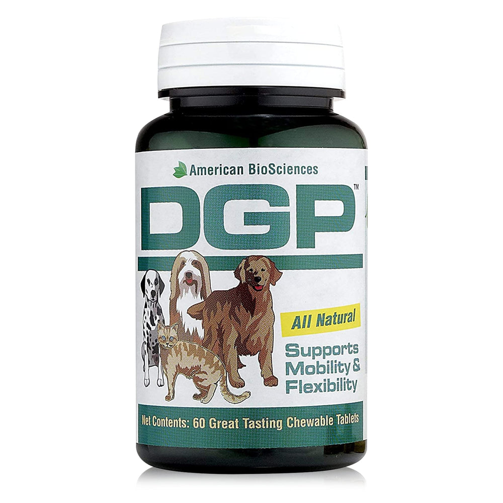 American BioSciences DGP : tablettes à mâcher pour les articulations et la mobilité canine.