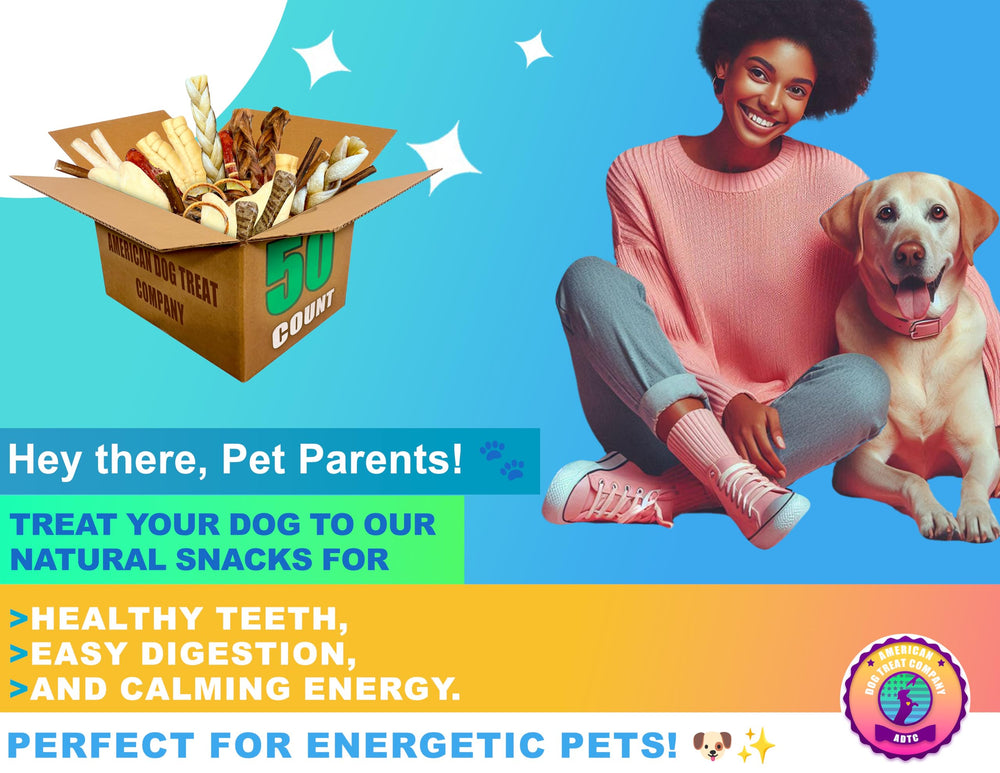 American Dog Treat Company rouleaux de joue, texture variée pour stimulation