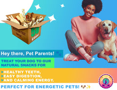 American Dog Treat Company rouleaux de joue, texture variée pour stimulation