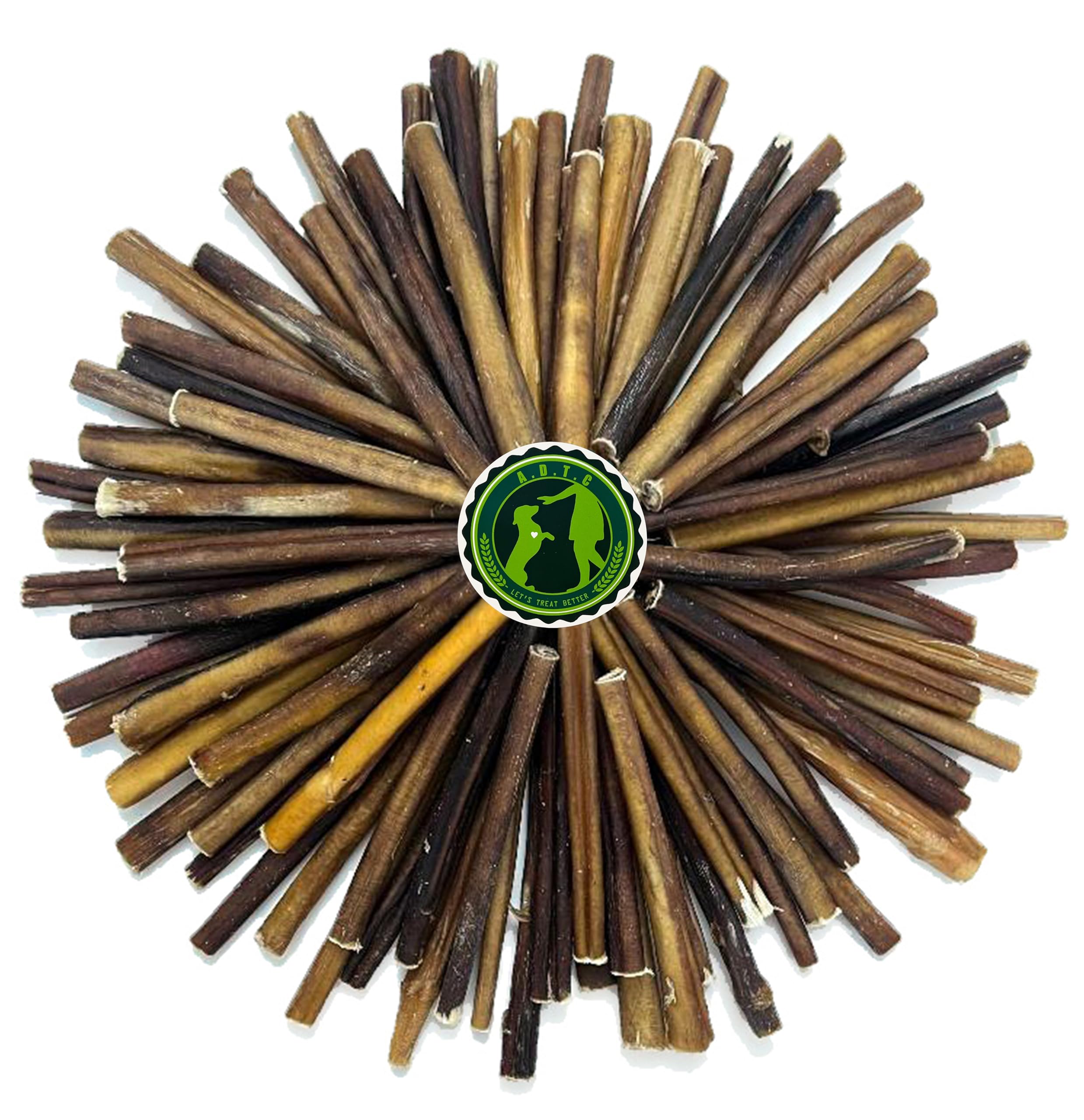 Bully Sticks American Dog Treat Company, digestibles et sans additifs, sécurité lors des jeux.