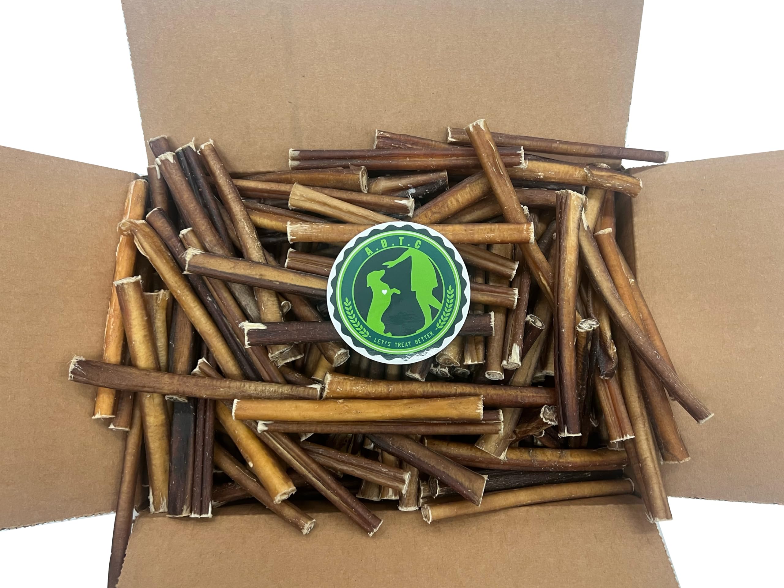 Bully Sticks American Dog Treat Company, ingrédient unique pizzle pour une récompense naturelle.