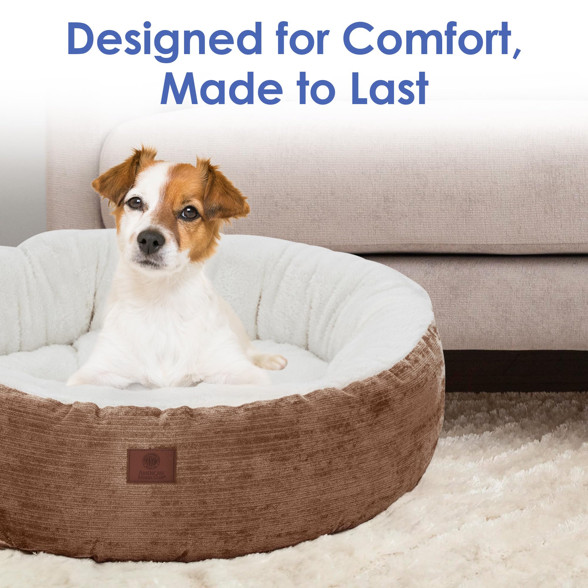 American Kennel Club lit d’intérieur pratique pour se blottir ou s’étendre.