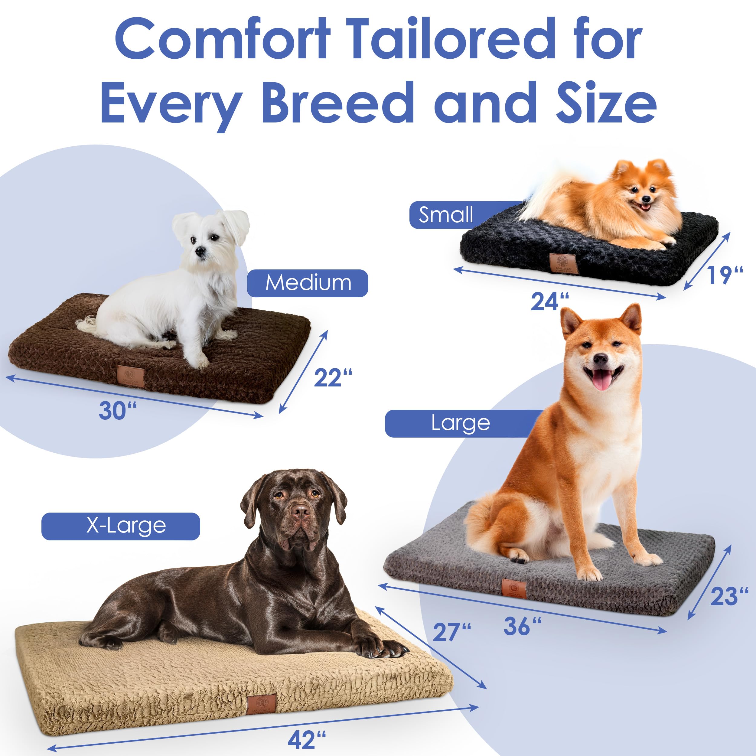 AKC disponible en quatre tailles adaptées à chaque caisse.