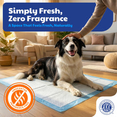 AKC tapis chiot neutralise les odeurs et garde l interieur frais.
