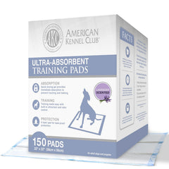 AKC tapis d’entraînement ultra-absorbant en lavande, confort et propreté pour votre chien