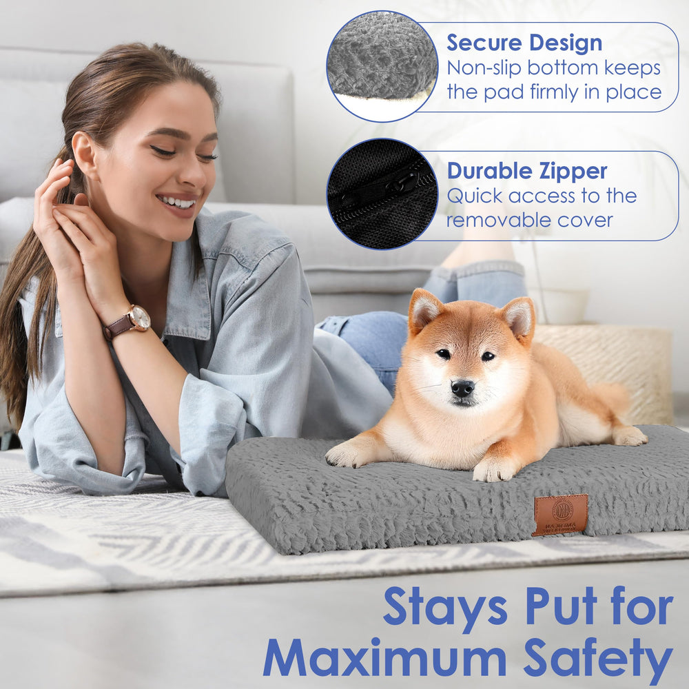 American Kennel Club Tapis base anti-dérapante, stabilité sur sols carrelés ou bois.