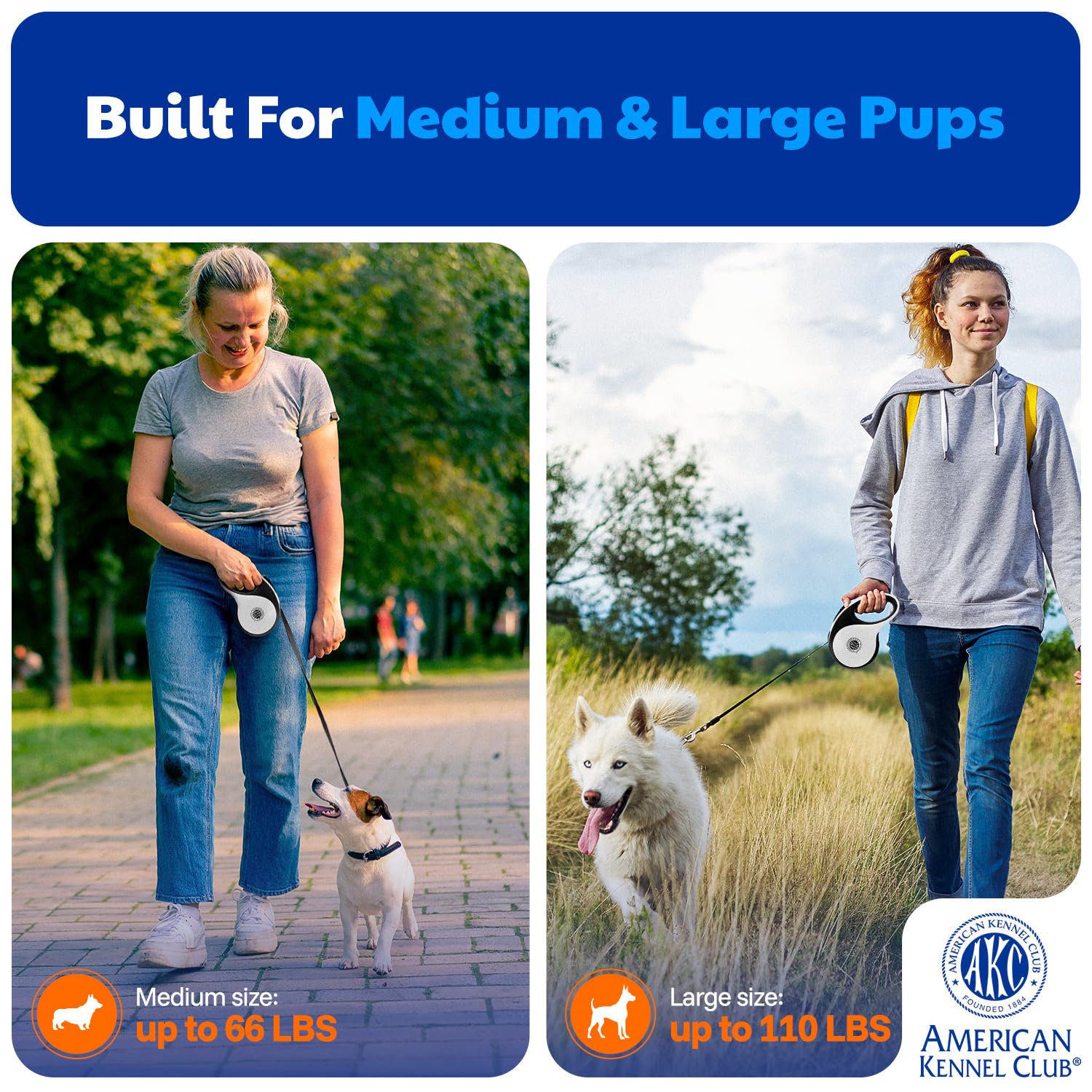 American Kennel Club Idéal pour chien moyen à grand jusqu’à 50 kg.