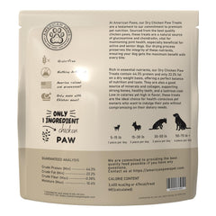 Odeur naturelle des pattes de poulet American Paws, parfum agréable.