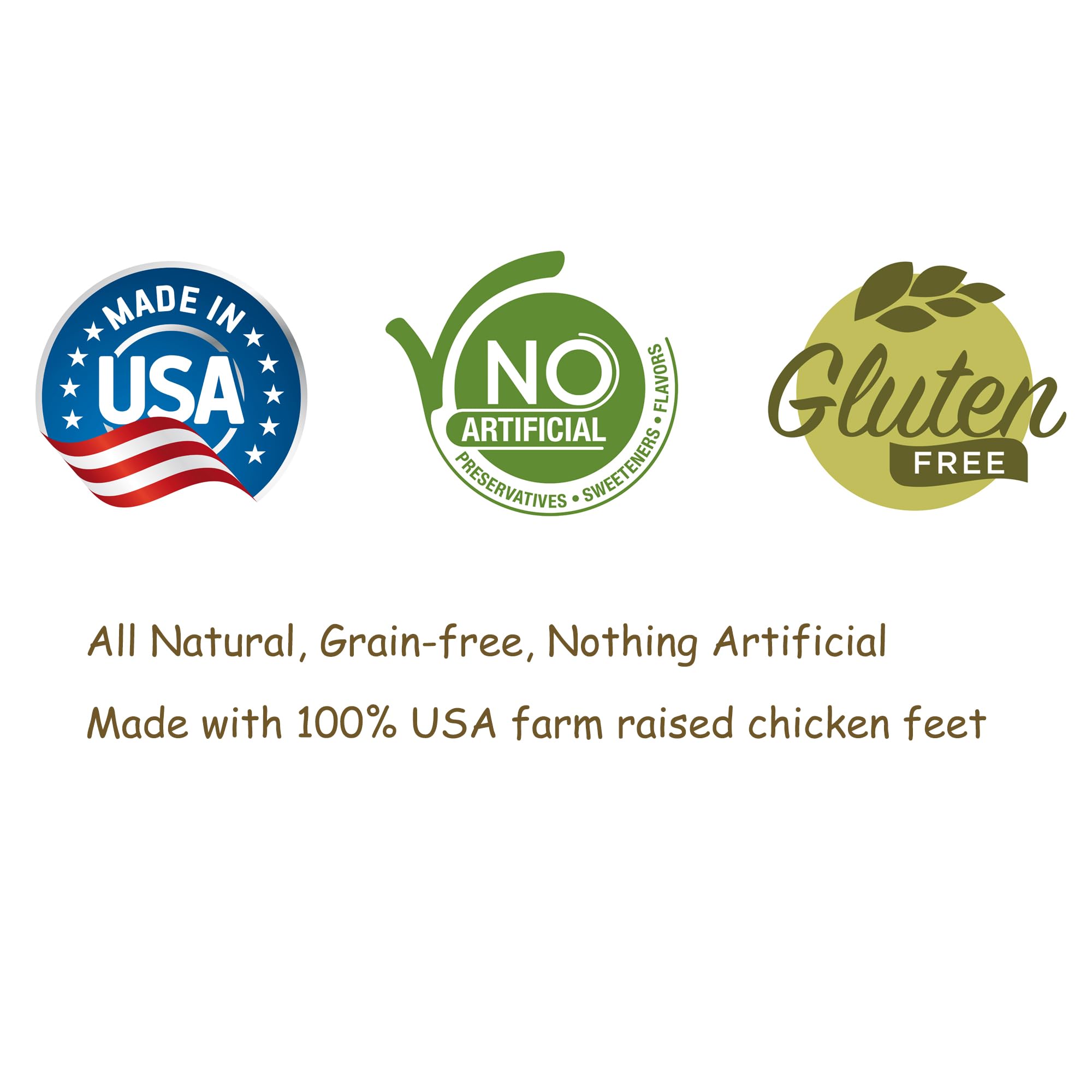 Texture croquante des friandises American Paws pour chien.