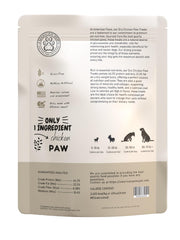 American Paws Pattes Poulet Séches sans additifs, option saine pour chiens sensibles.