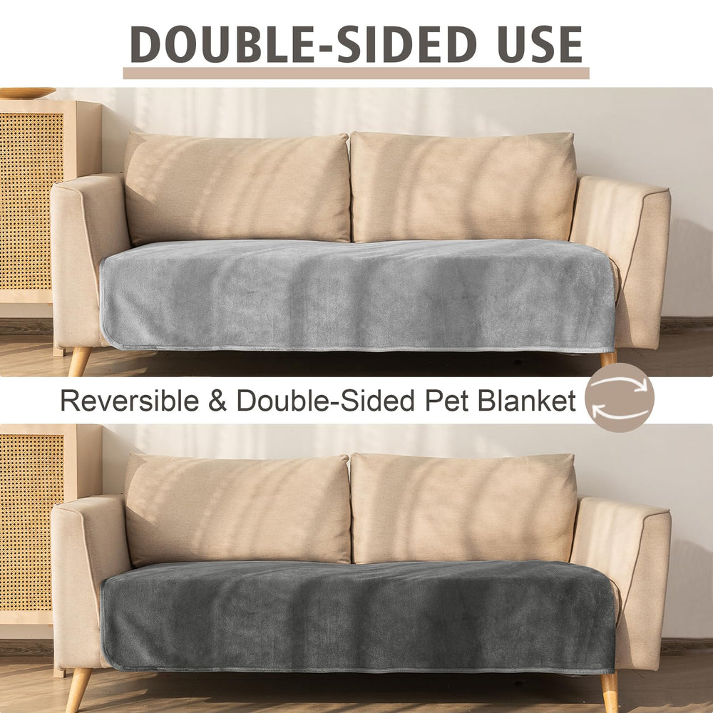 Ameritex couverture double-face velours corail recto, contraste doux et tactile.
