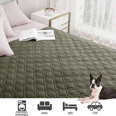 Couverture douce Ameritex adaptée au lit pour chien, confort et propreté.