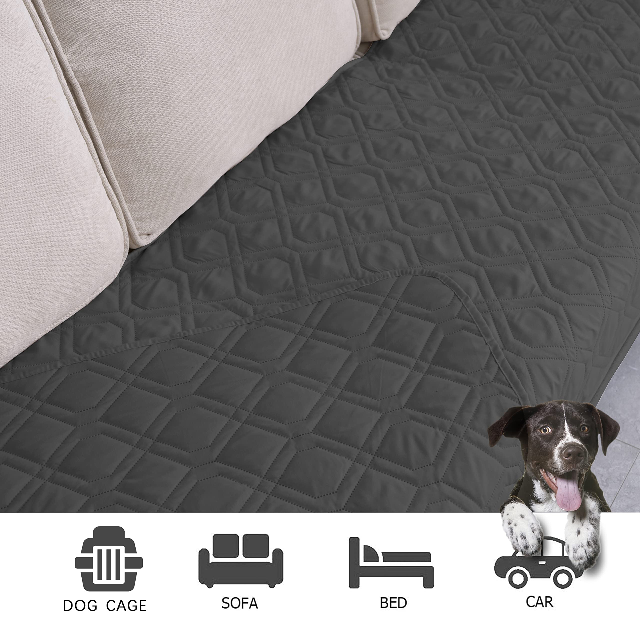 Ameritex Couverture impermeable reversible dans le salon ideal pour les animaux