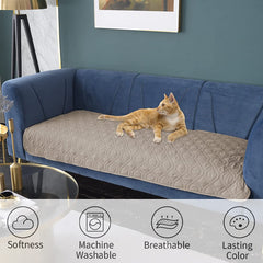 Couverture réversible Ameritex pour chien, offre deux couleurs pour assortir le décor.
