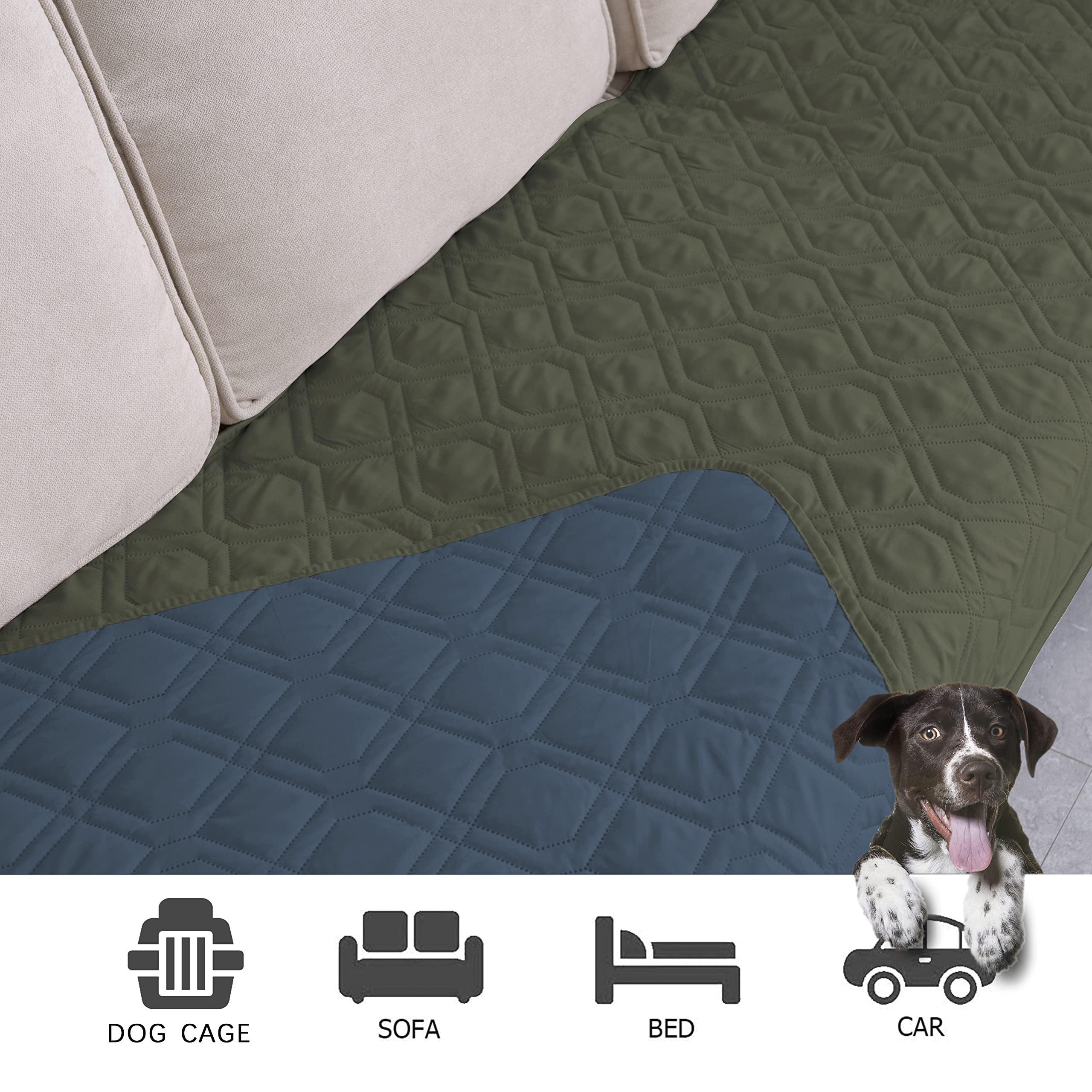 Ameritex housse-canape imperméable douce, confort pour votre animal.