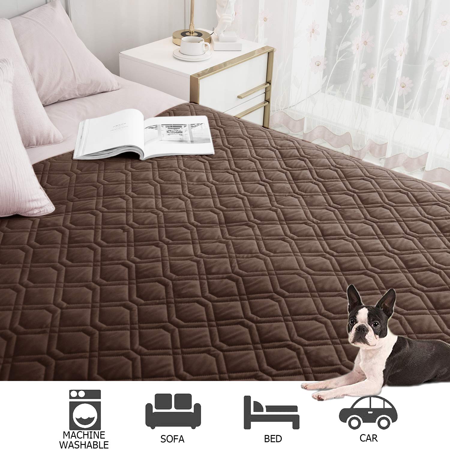 ameritex housse douce impermable canape, confort pour vous et votre animal.