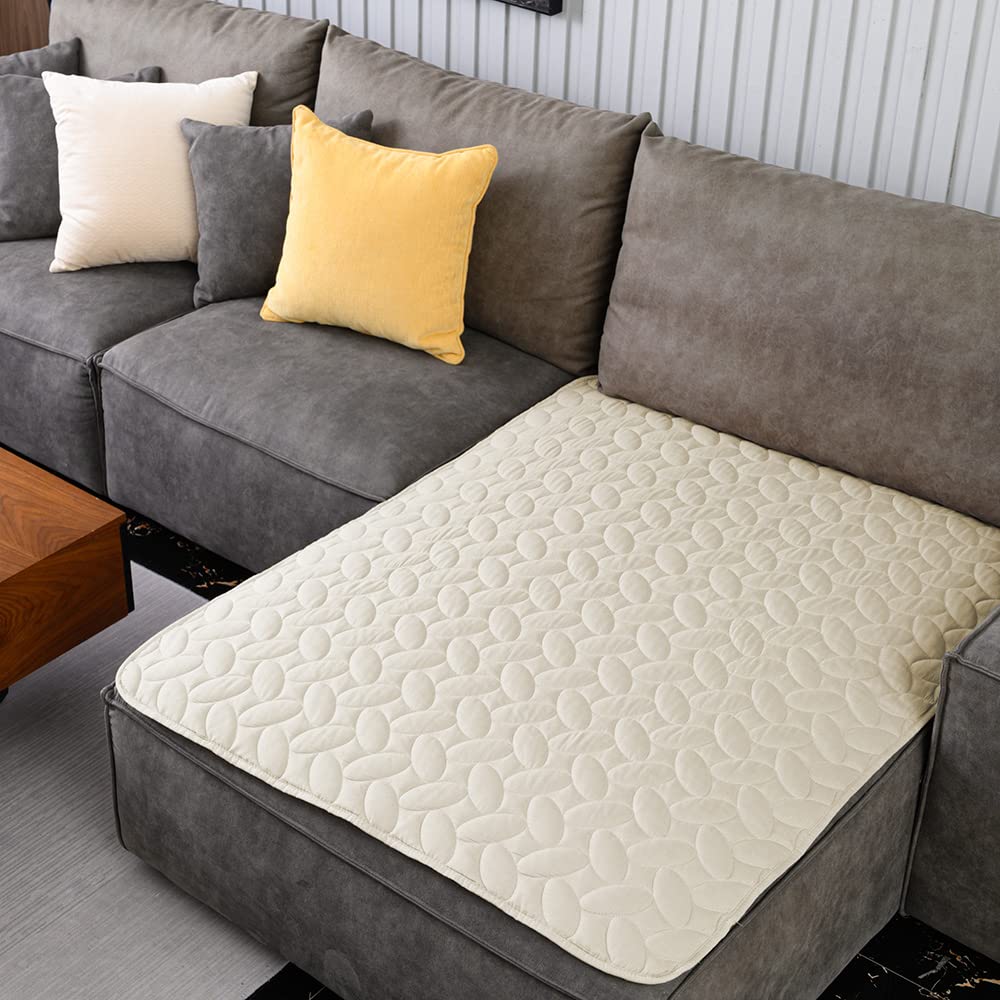 Housse Ameritex imperméable pour canapé protégeant des liquides.