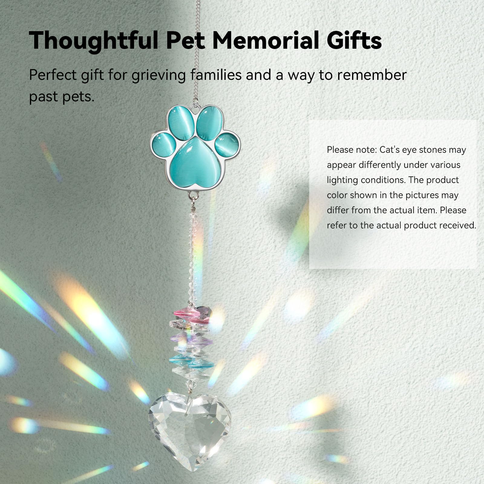 AMETHUARTZ cadeau-sympathie-animaux : symbole tendre pour soutenir une personne en deuil.