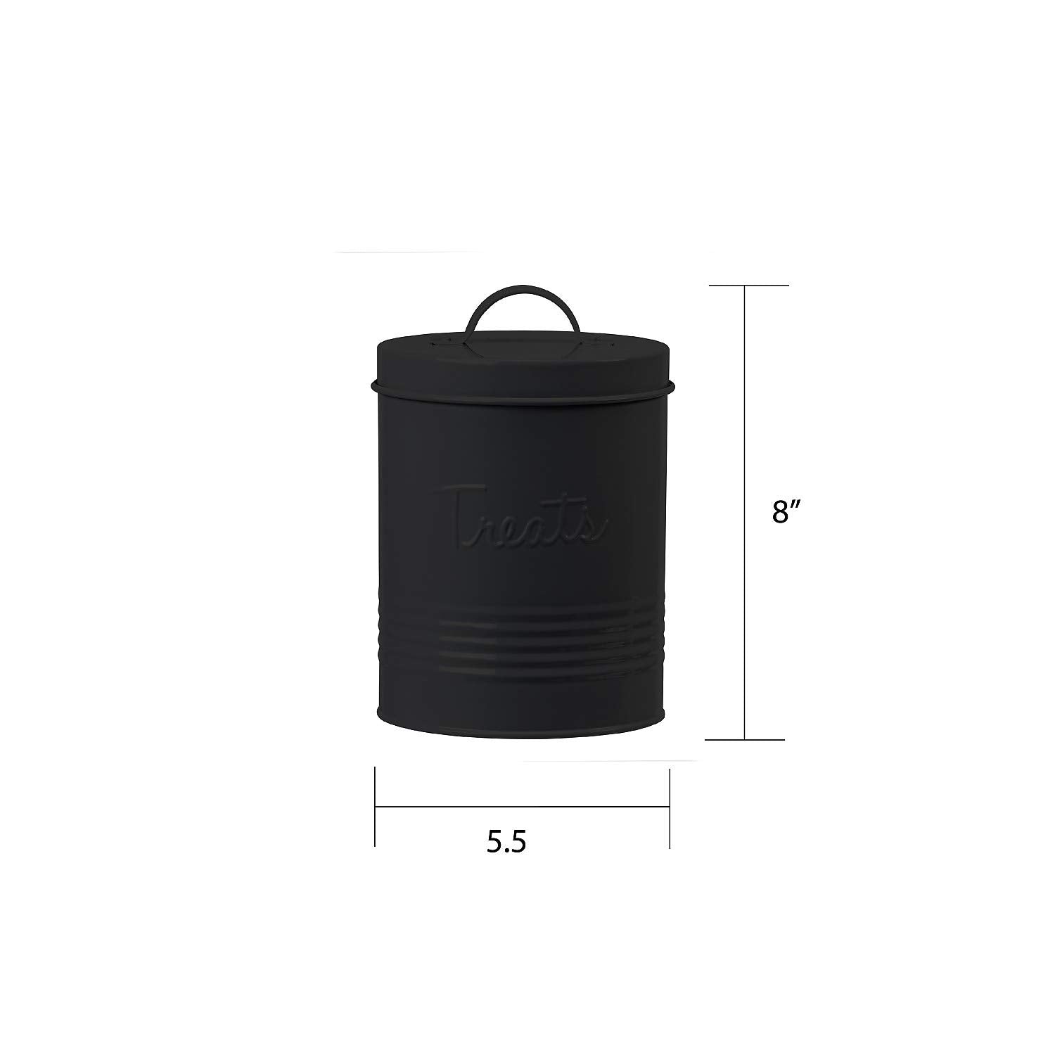 Capacité de 72 onces, pratique pour stocker croquettes et friandises au quotidien.