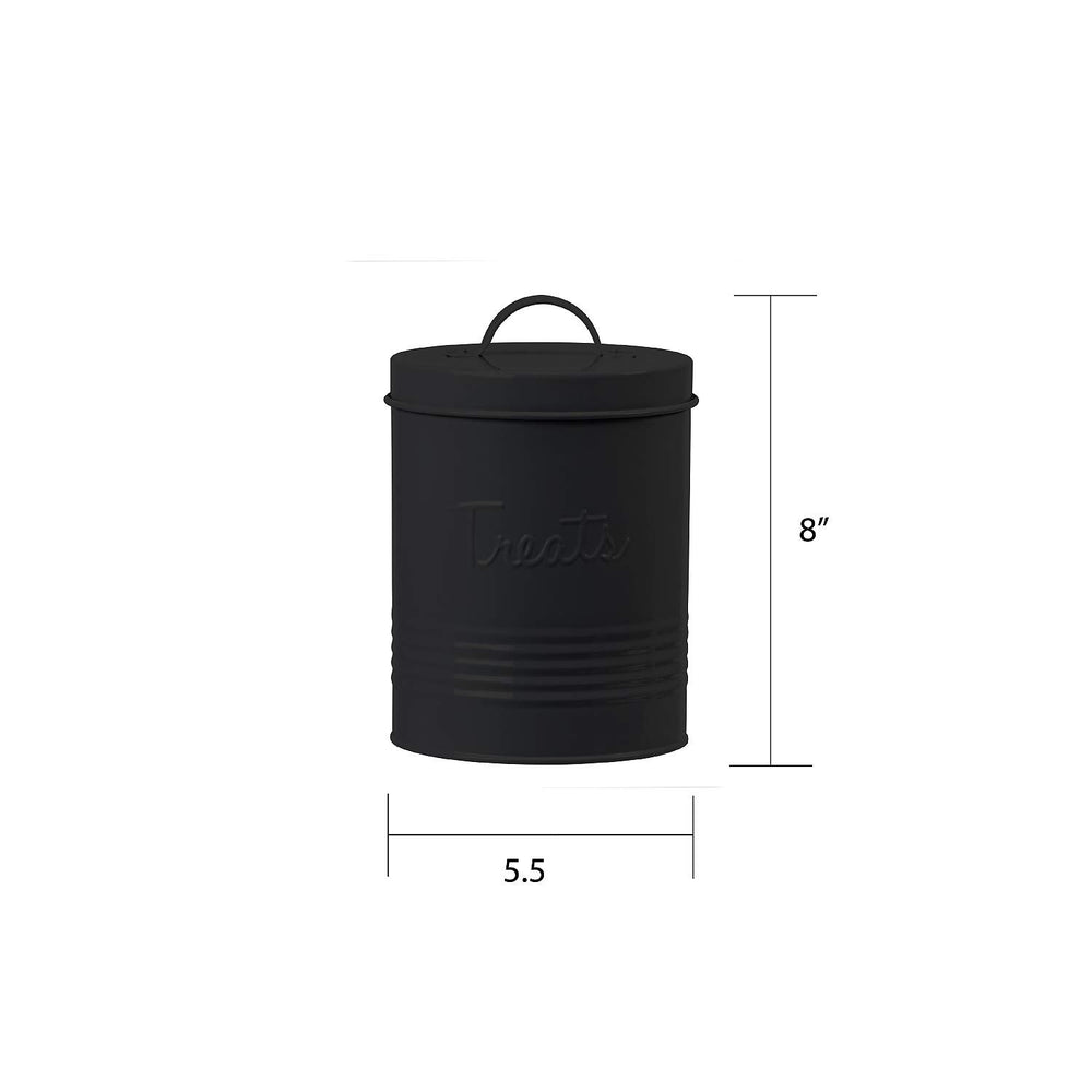 Capacité de 72 onces, pratique pour stocker croquettes et friandises au quotidien.