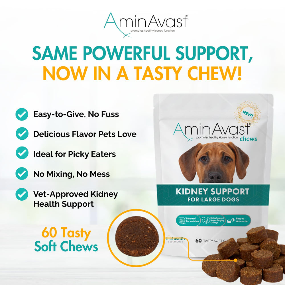 AminAvast Chien-etiquette-produit: informations claires et dosage facile