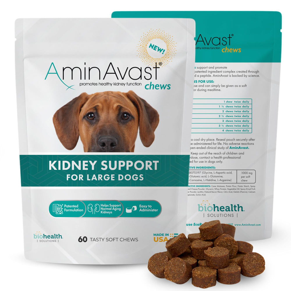 AminAvast Chien-renale-friandises: soutien potentiel pour les reins et l'appétit