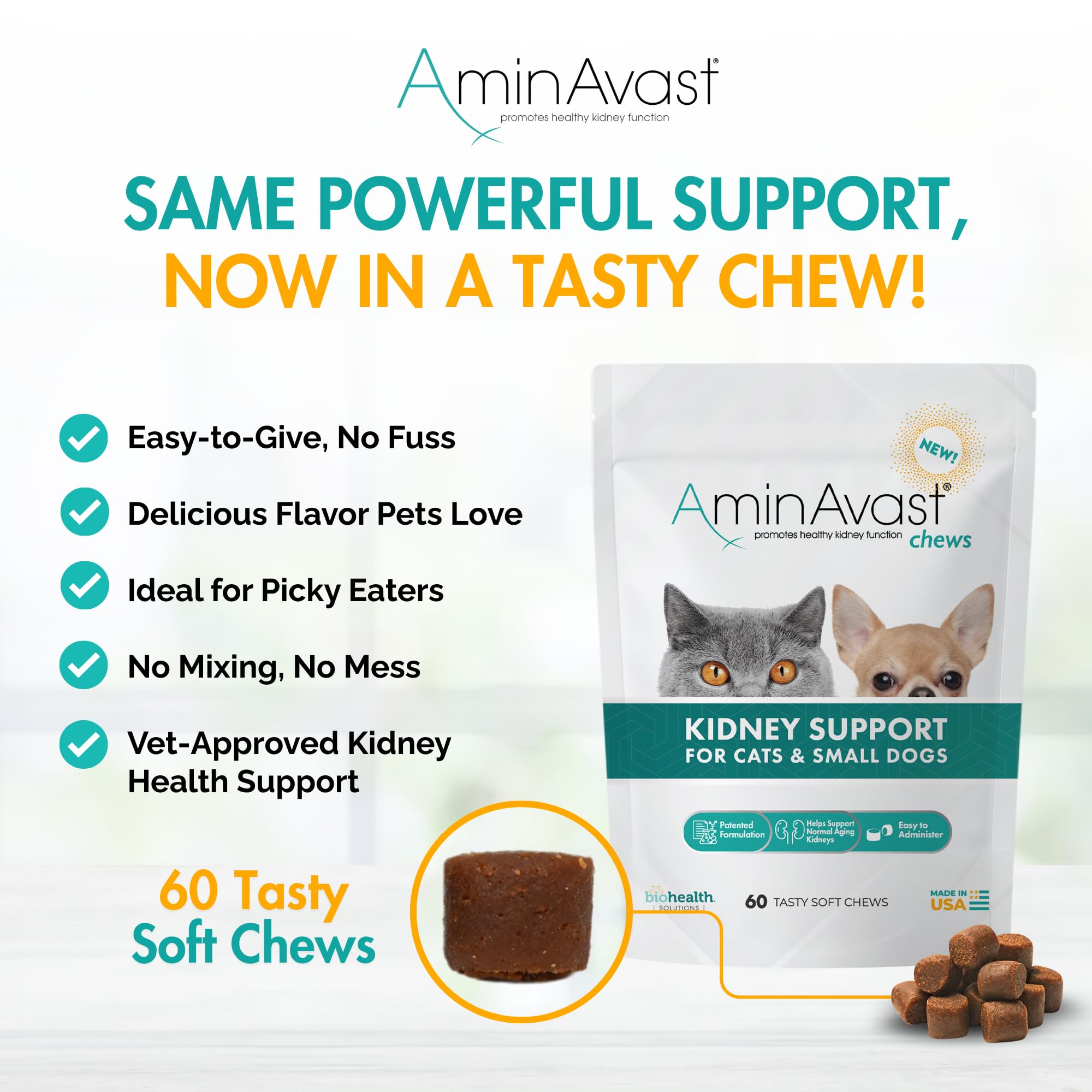 AminAvast : friandises savoureuses et faciles à servir, routine complète.