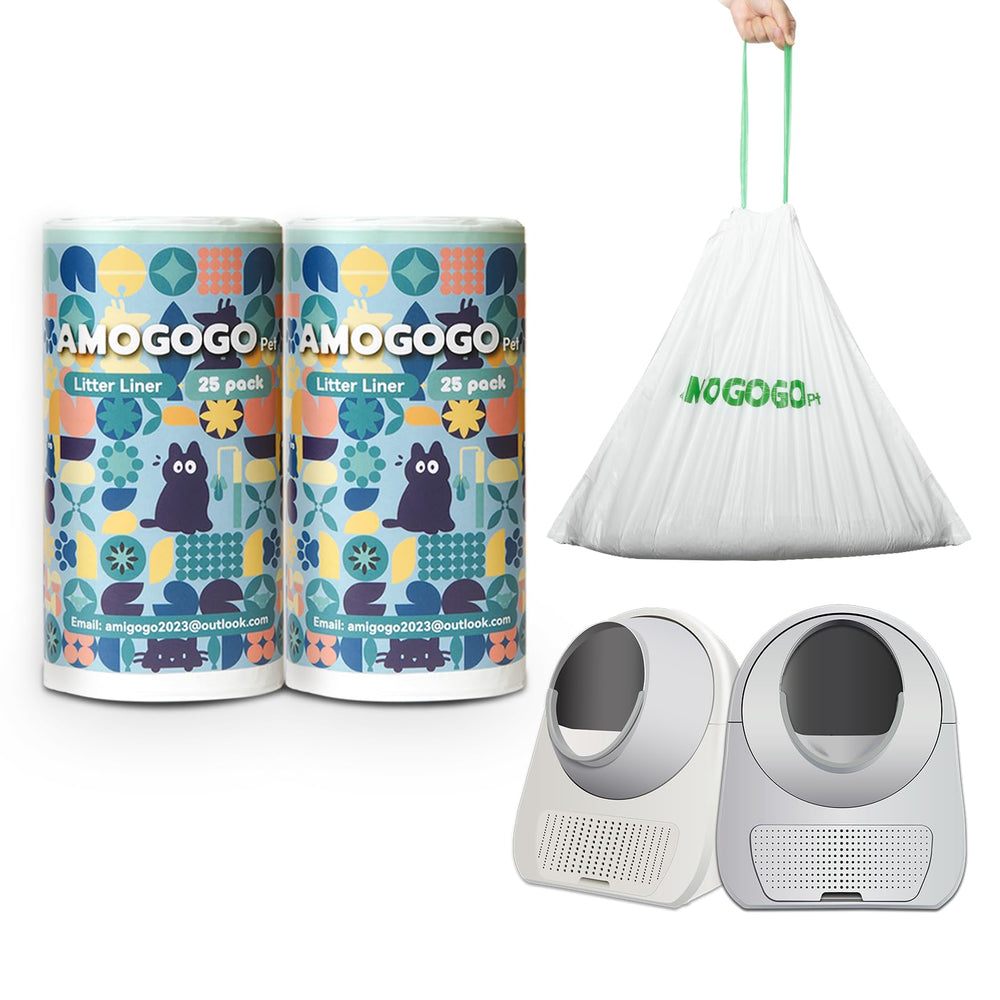 AMOGOGOPET sac-litière compatible Scooper Young et Pro-X pour vidage facile