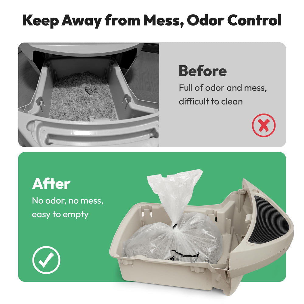 AMOGOGOPET sacs-litiere-sans-parfum : option adaptée aux chats sensibles.