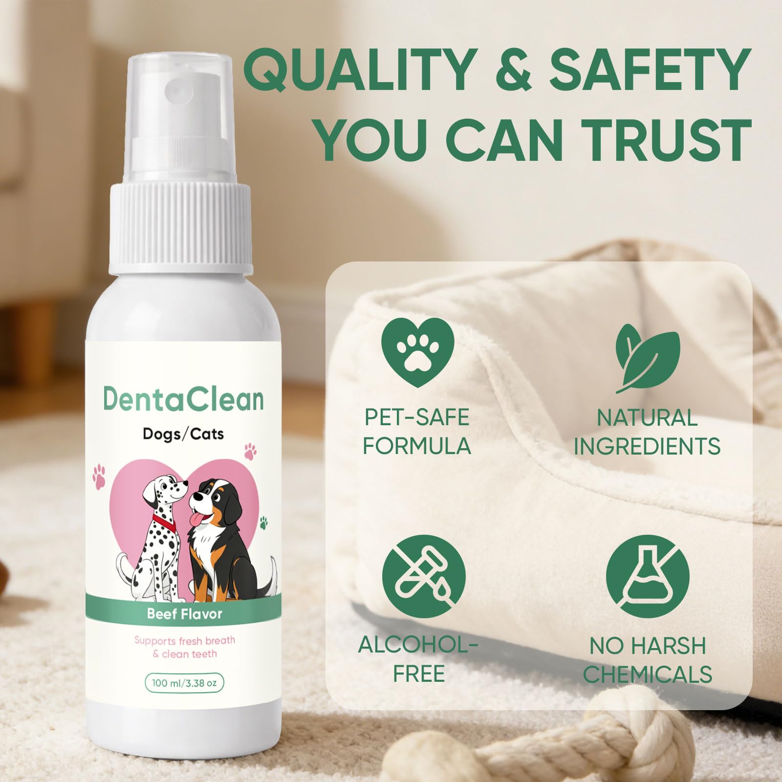 AMOQUCT Dentaclean calendula et romarin pour gencives saines