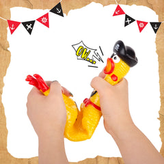 AMOR PRESENT poulet cri tête détachable, remplacement facile du dispositif sonore