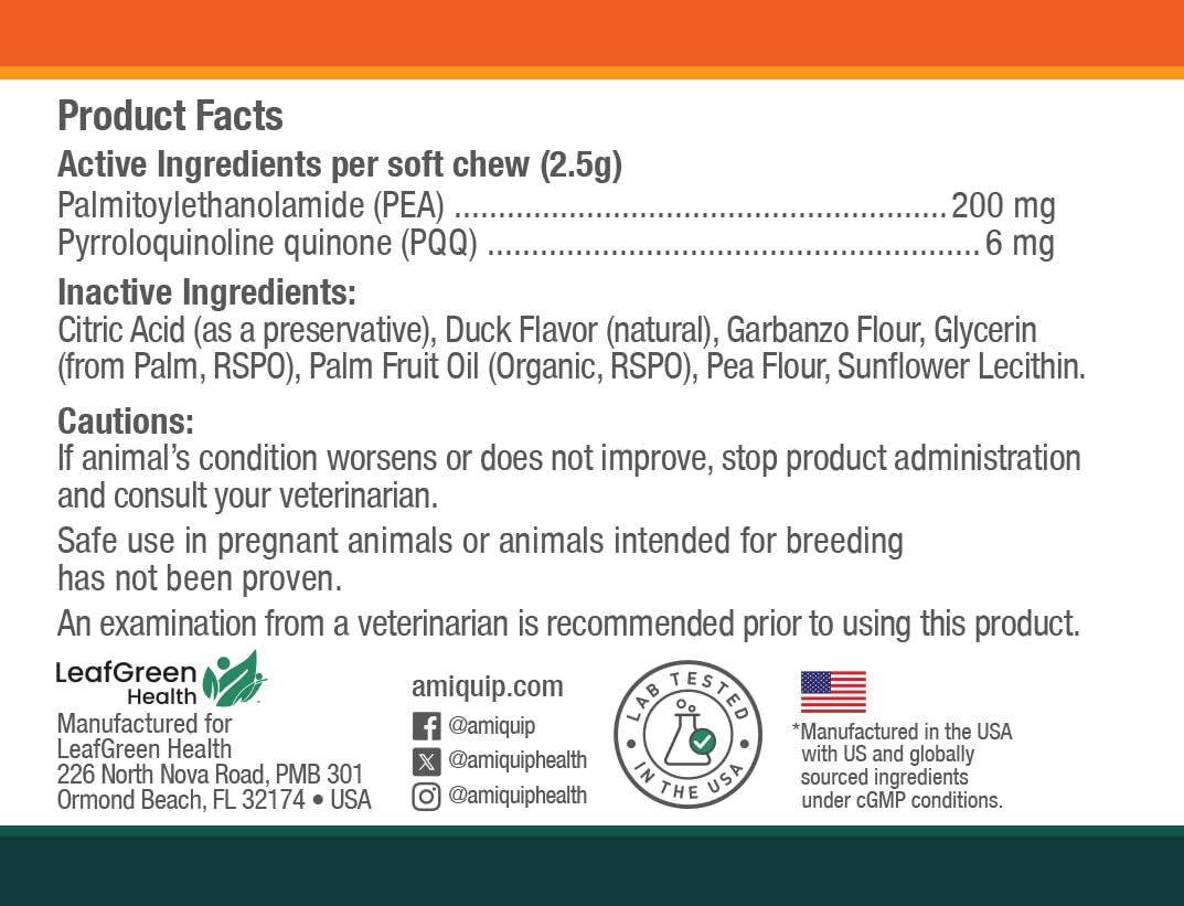 Amiquip Usage Quotidien Chien: friandises faciles à donner sans effort.