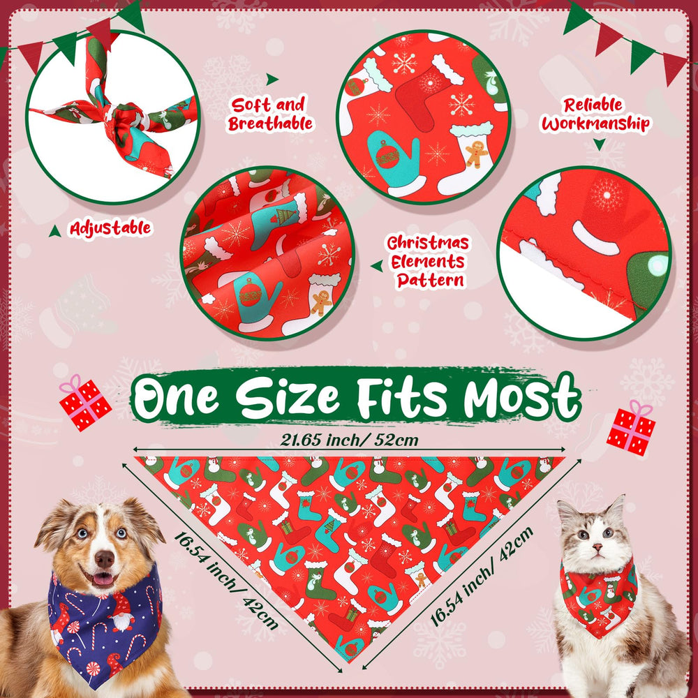 Bandana Amylove chien bonhomme de neige, motif charmant pour photos.