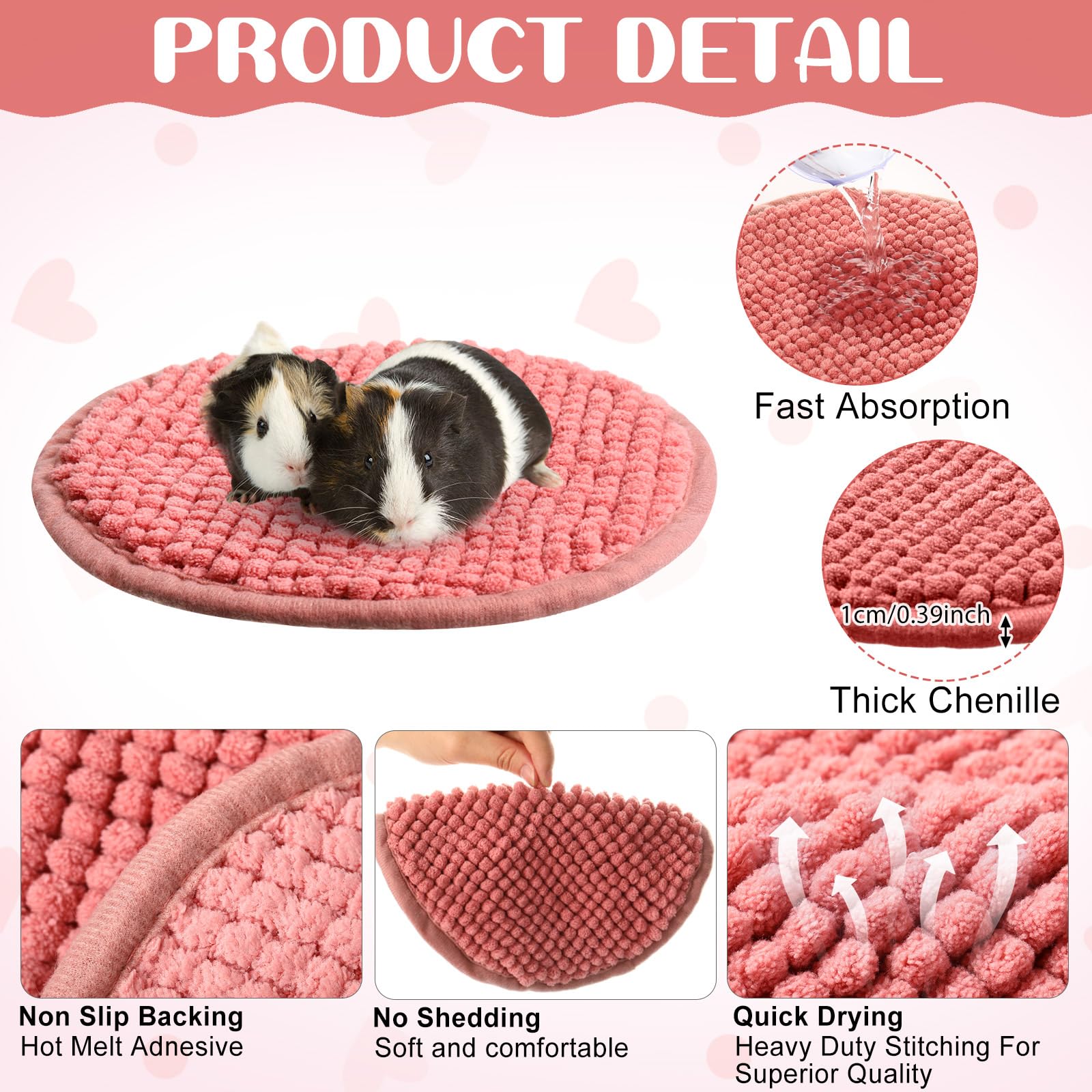 Ensemble de quatre tapis Amylove, remplacements faciles et couchage confortable.